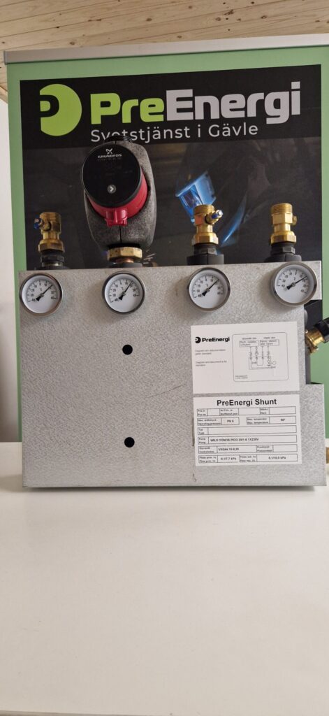 Så tillverkas en shunt 2 Shunt för värmesystem